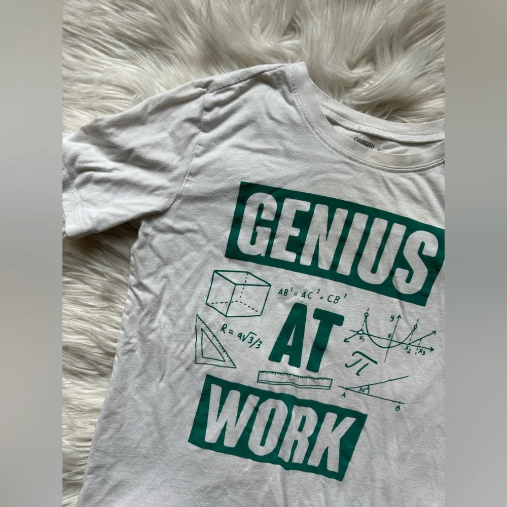 GENIUS cotton graphic tee